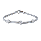 PULSERA ITALIANA 3 FLORES