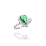 ANILLO GOTA VERDE