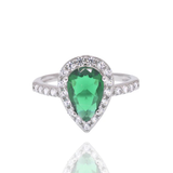 ANILLO GOTA VERDE