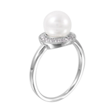 ANILLO ESPIRAL CON PERLA