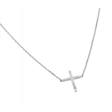 COLLAR PLATA CRUZ