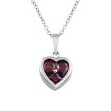 COLLAR PLATA CORAZON