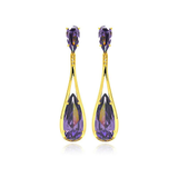 ARETES PLATA LAGRIMA ALARGADA