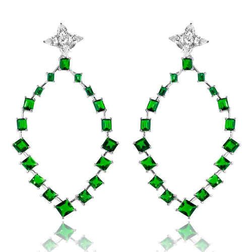 ARETES EN ROMBOS VERDES