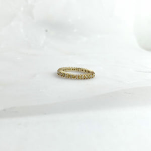 ANILLO COMBINACION DIAMANTES PEQUEÑOS