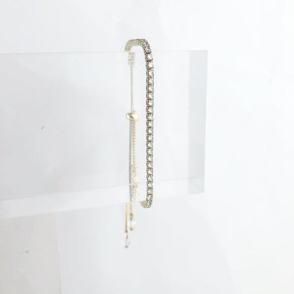 PULSERA PLATA CON ZIRCONIA