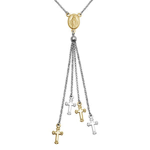 COLLAR CON CHARMS DE CRUCES