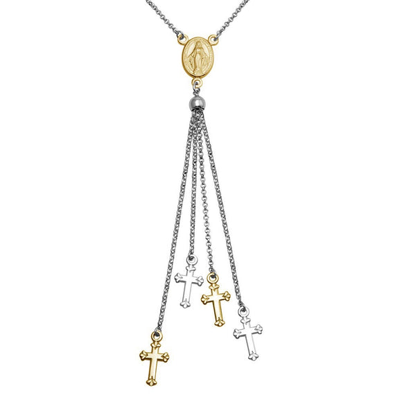 COLLAR CON CHARMS DE CRUCES