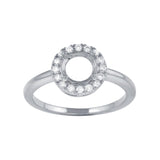 ANILLO CIRCULO CON PIEDRAS