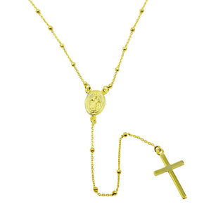 COLLAR ROSARIO CON VIRGEN DEL CARMEN