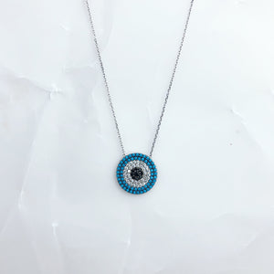 COLLAR OJO TURQUESA