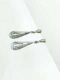 ARETES PLATA GOTA ALARGADA