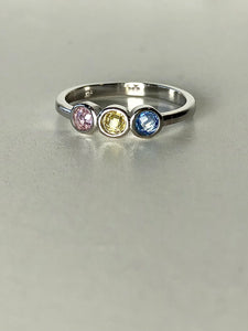 ANILLO TRIPLE COLOR