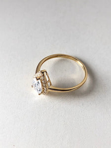 ANILLO GOTA BLANCA