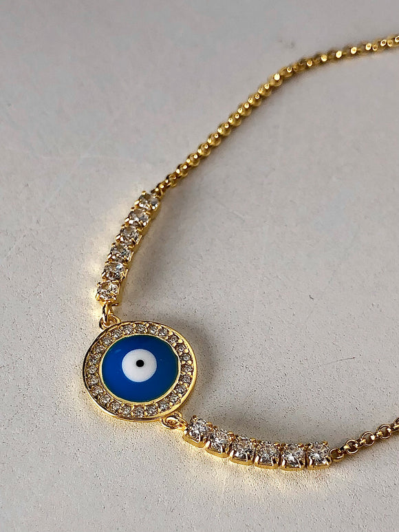 PULSERA OJO EN TURQUESA