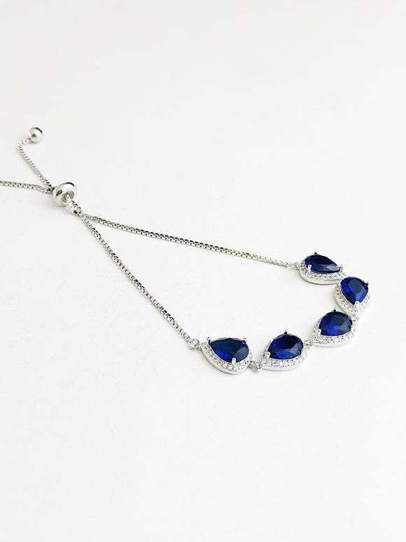 PULSERA GOTAS AZULES