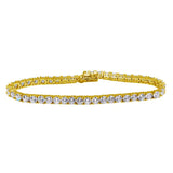 PULSERA PLATA TENNIS BLANCA