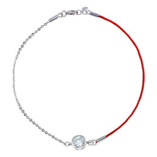 PULSERA SEDA Y ZIRCONIA