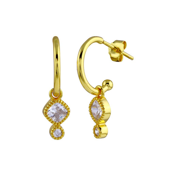 ARRACADAS CHARM ZIRCONIA