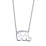 COLLAR ELEFANTE CON CORAZON