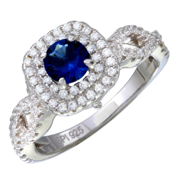 ANILLO EN PIEDRA AZUL