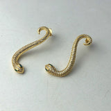 ARETES SERPIENTE LARGOS